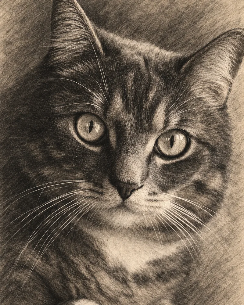 Så kan gör om ditt foto till en kolskiss se ut