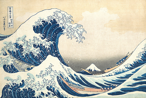 Den stora vågen av Katsushika Hokusai